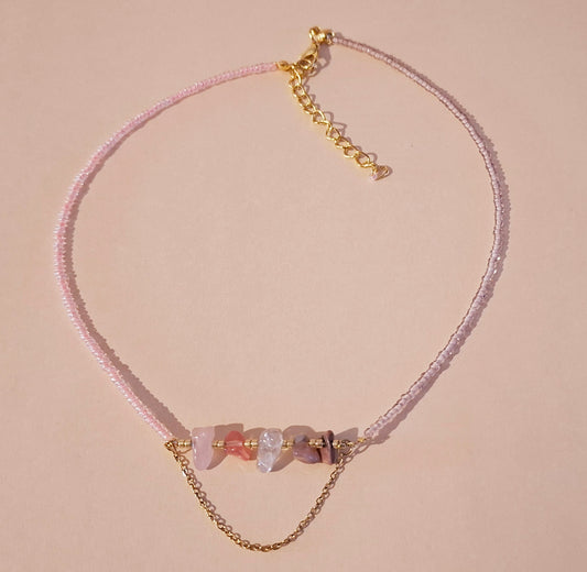 -Málnahab- nyaklánc