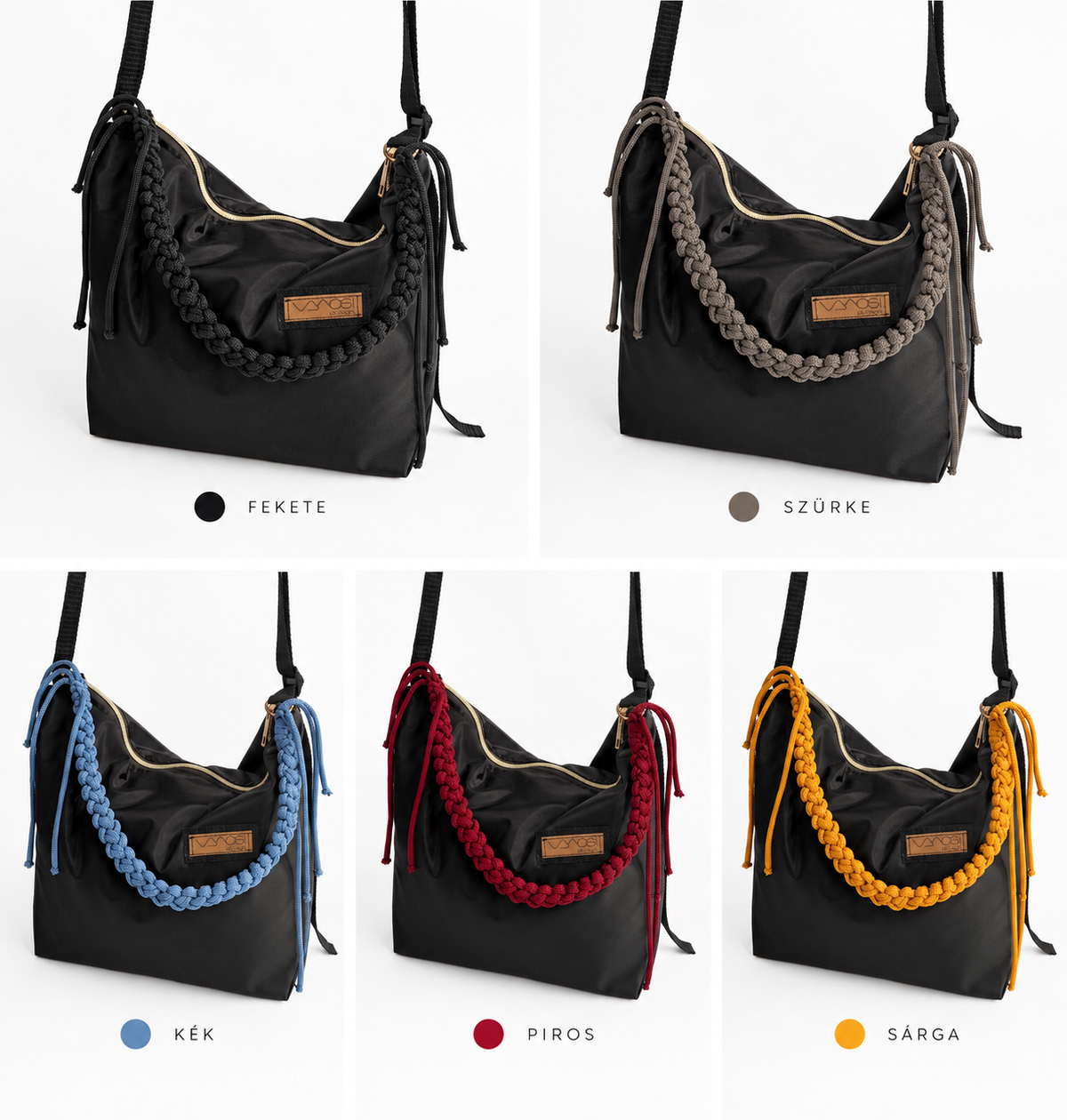 FLOW/ FEKETE shoulder bag