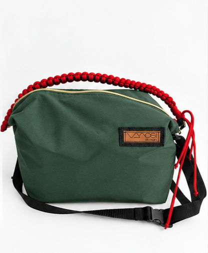 FLOW/ MÉLY ZÖLD shoulder bag